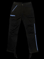 Pantalon cargo noir flocage réflectif avant SCAR