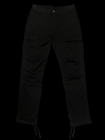 Pantalon cargo noir flocage noir avant SCAR