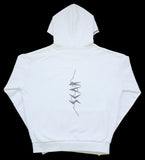 Sweat lourd blanc flocage réflectif arrière SCAR