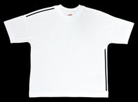 T-shirt Ample V1 Blanc flocage noir avant SCAR