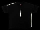 T-shirt Ample V2 Noir flocage blanc avant SCAR