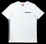 T-shirt Cintré V2 Blanc flocage noir avant SCAR