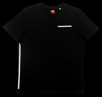 T-shirt Cintré V2 Noir flocage blanc avant SCAR