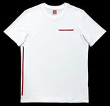 T-shirt Cintré V2 Blanc flocage rouge avant SCAR