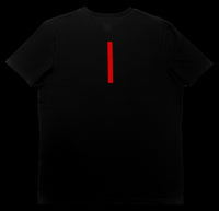 T-shirt Cintré V1 Noir flocage rouge arrière SCAR