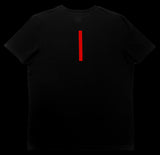 T-shirt Cintré V1 Noir flocage rouge arrière SCAR