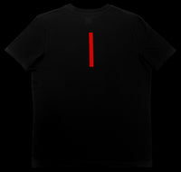 T-shirt Cintré V2 Noir flocage rouge arrière SCAR