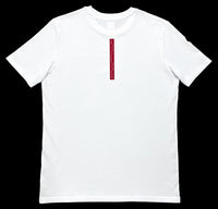 T-shirt Cintré V2 Blanc flocage rouge arrière SCAR